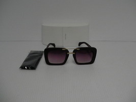 Prada New Sunglasses womens SPR 30RS wood frame rose lenses authentic - £179.88 GBP