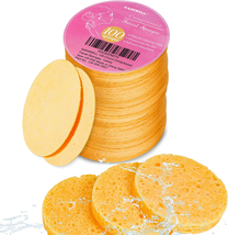 100PCS Compressed Facial Sponges, Cleansing, for Personal Spa Esthetician Use - £18.67 GBP