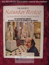 Saturday Review April 8 1972 Simone De Beauvoir Lobbyists Caryl Rivers - £6.83 GBP