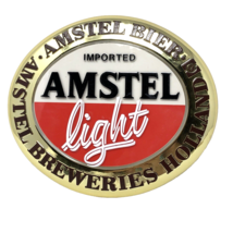 Beer Sign Imported Amstel Light Amstel Bier Breweries Holland Van Munchi... - $17.50