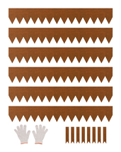 VEVOR Steel Landscape Edging, 6 Packs 40 x 6 in Pre-Rust Metal Landscape... - $908.41 MXN