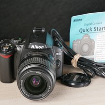 Nikon D40 6MP Digital Dslr Camera Kit W 18-55mm Lens *Shutter 24,781 *Tested* - £77.86 GBP