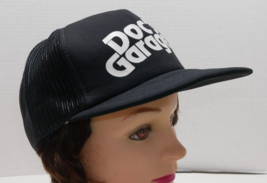 Doc&#39;s Garage Baseball Cap Hat Snapback Mesh Vented Black White Made in K... - $14.99