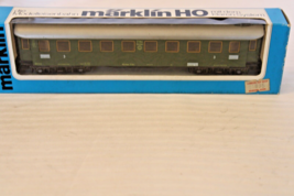 HO Scale Märklin, Coach Car #3, Munchen DB, #4136 Green, Vintage Open Box - £48.11 GBP
