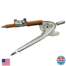 Charles Leonard Ball Bearing Compass Safety Point, Draws Up To 12" Diameter - $40.18