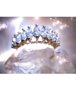 HAUNTED RING ALEXANDRIA&#39;S CRYSTAL ORACLE HER ANSWERS HIGHEST LIGHT OOAK ... - €318,80 EUR