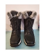 Womens Hobibear Black Fur Lined Winter Boots sz 8.5 (40) #499 - $841.23 MXN