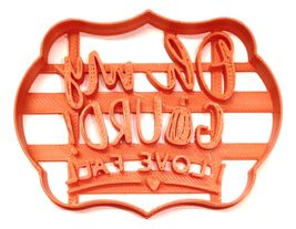 6x Oh My Gourd Quote Fondant Cutter Cupcake Topper 1.75 IN USA FD4440 - £5.96 GBP