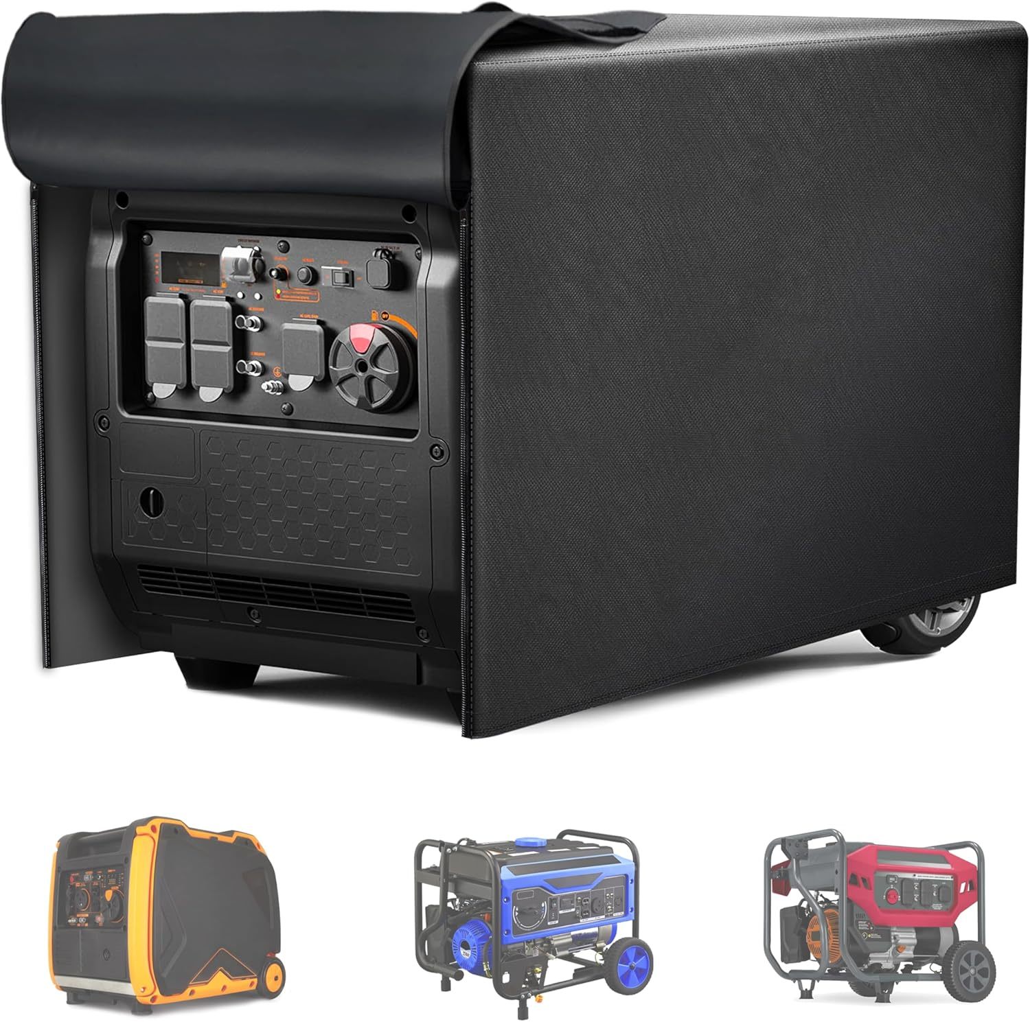 Generator Cover 26”L X 20”W X 20”H, Fits Most 3000-5000W Generators, Hea... - $35.95