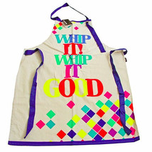 Ladelle Whip It Whip It Good Designers Apron Beige AZO Free - £15.81 GBP