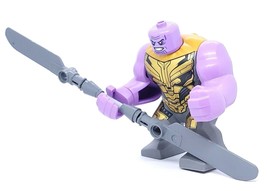 Lego ® Thanos Armored Marvel Big Fig Minifigure sh733 76192 Double Blade - $27.69