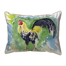 Betsy Drake Bantam Rooster Extra Large Zippered Pillow 20x24 - £63.30 GBP