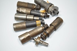 Variety LOT of 8 Peterson (?) Slitting Saw Arbor Holders Shank 2&quot; / 2ME ... - $161.43