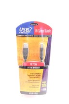 Belkin F3U133-20INCH USB2 Hi-Speed USB Cable 20" Type A Type B New 30-1 - £25.81 GBP