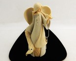 8&quot; Angel w/Butterfly Figurine, Foundations by Enesco, September Sapphire... - £15.29 GBP
