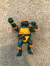 1989 Teenage Mutant Ninja Turtles TMNT Rock &#39;N Roll Michaelangelo Action Figure - £2.72 GBP