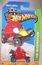 2012 Hot Wheels #47 Hw Imagination-New Model Angry Birds Red Bird Red/Tan w/5 Sp - £7.81 GBP