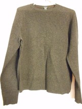 Size S J. Crew Charcoal Grey unisex 100% Lambswool Crewneck Sweater - $99.98