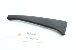 2004-2006 VOLKSWAGEN PHAETON FRONT RIGHT INTERIOR A PILLAR TRIM COVER GRAY H2042 image 12