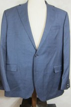 NWT Kenneth Cole Separates Blue Pin Dot Wool Stretch Suit Jacket Coat 50L - £79.11 GBP