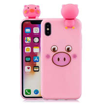 Anymob iPhone Pig 3D Toys Case Soft Silicone Cartoon Cover - £19.07 GBP