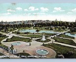 Public Garden Birds Eye View Boston Massachusetts MA 1910 DB Postcard F19 - £2.29 GBP