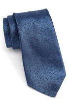 John Varvatos Star USA Mens Abstract Floral Silk Tie, Atlantic Blue, One Size - £64.11 GBP