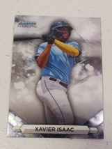 Xavier Isaac Tampa Bay Rays 2023 Bowman Sterling Card #BSP-90 - £0.73 GBP