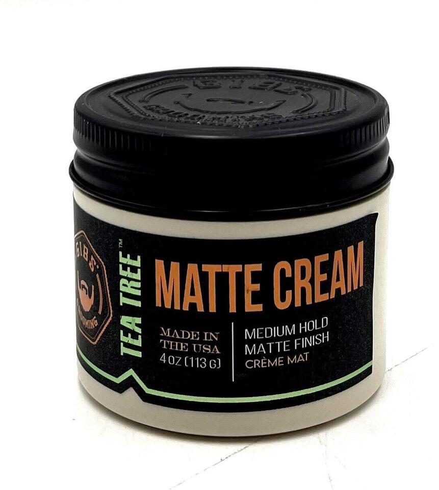 GIBS Tea Tree Matte Cream High Hold Matte Finish 4 oz - £17.45 GBP
