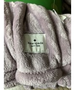 Kate Spade Blanket Twin Fleece Purple Lilac NEW - $67.84 CAD