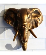Rustic Bronzed Safari Elephant Wall Hook Hanger 7&quot;Tall For Light Duty We... - $37.03 CAD