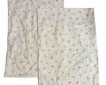 2 Simply Shabby Chic Standard Floral Pillowcases Pink Blue Pastel Cottage - $24.99