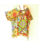 KB448 Plus Size Kimono Kaftan Tunic Hippy Maternity Poncho Top - 2X, 3X,... - $24.90