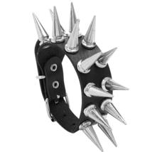 Add Some Attitude to Your Look with Spiked Bracelet Bangle Vintage Punk Cosplay  - £10.19 GBP+