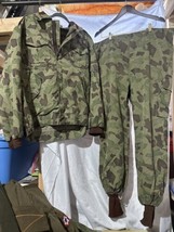 VTG Bulgarian Army splinter Camo Winter Jacket &amp; Pants Military Surplus Uniform - £100.66 GBP