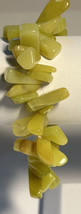 Bracelet Stretch  Light Yellow Green Jade Chips Polished Various Sizes  Shapes - £11.03 GBP
