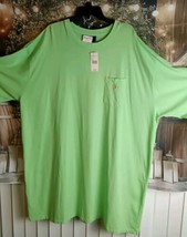 Polo Ralph Lauren Shirt Size 4XLT Big &amp; Tall Green 100% Cotton NWT  - £41.89 GBP