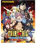 DVD Fairy Tail Complete Series Vol.1-328 End + 2 Movies DVD ENGLISH DUBB... - $53.99