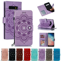 For Samsung A01 A21 S20 Ultra S10 Plus Diamond Glitter Flip Leather Wallet Case - £44.48 GBP