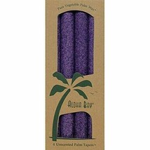 Aloha Bay Palm Tapers Violet - 4 Candles - £11.49 GBP