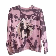 Fleetwood Mac Purple Tie Dye Rumours Graphic Sweatshirt Small - $28.05