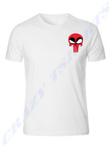 Marvel Comics Deadpool T-Shirt punish skull - £7.25 GBP