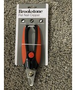 Brookstone Pet Nail Clipper / No Slip Grip/ Safety Lock/ Easy Storage/ NWTs - £5.77 GBP