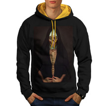 Wellcoda Zombie Religion Horror Mens Contrast Hoodie, Scary Casual Jumper - £31.21 GBP