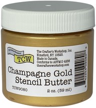 Crafter&#39;s Workshop Stencil Butter 2oz-Champagne Gold - £11.96 GBP