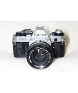 A+++ Canon AE-1 Program Vintage Japanese Film Camera & Canon Lens FD 50mm Tested - £130.36 GBP