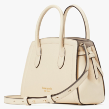 Kate Spade Knott Mini Satchel Ivory White Leather Bag Cream PXR00438 NWT... - $128.69
