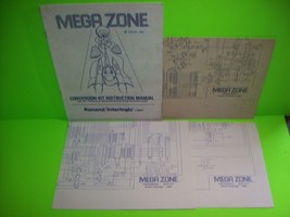 Mega Zone Arcade Manual And Game Schematics Video Game  - £17.79 GBP