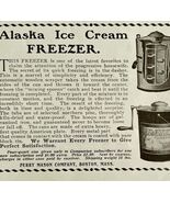 1906 Alaska Ice Cream Freezer Advertisement Cooking Ephemera 4.25 x 5.75&quot; - $27.90 CAD