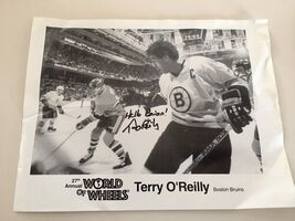 Terry O’Reilly Boston Bruins Autographed Photo World of Wheels Car Show ... - $13.84